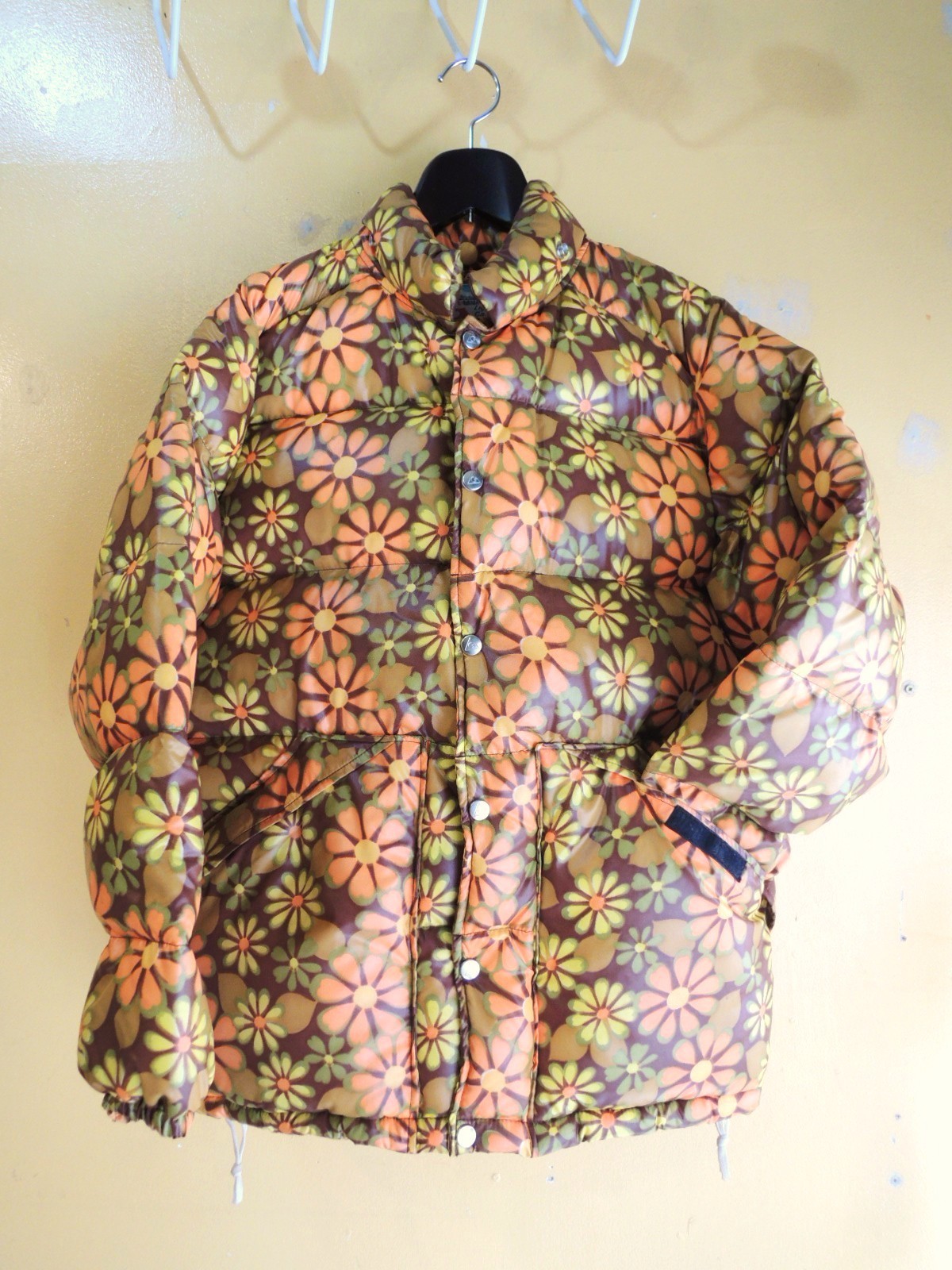 1970's GERRY FLOWER-PRINTs DOWN JACKET: container