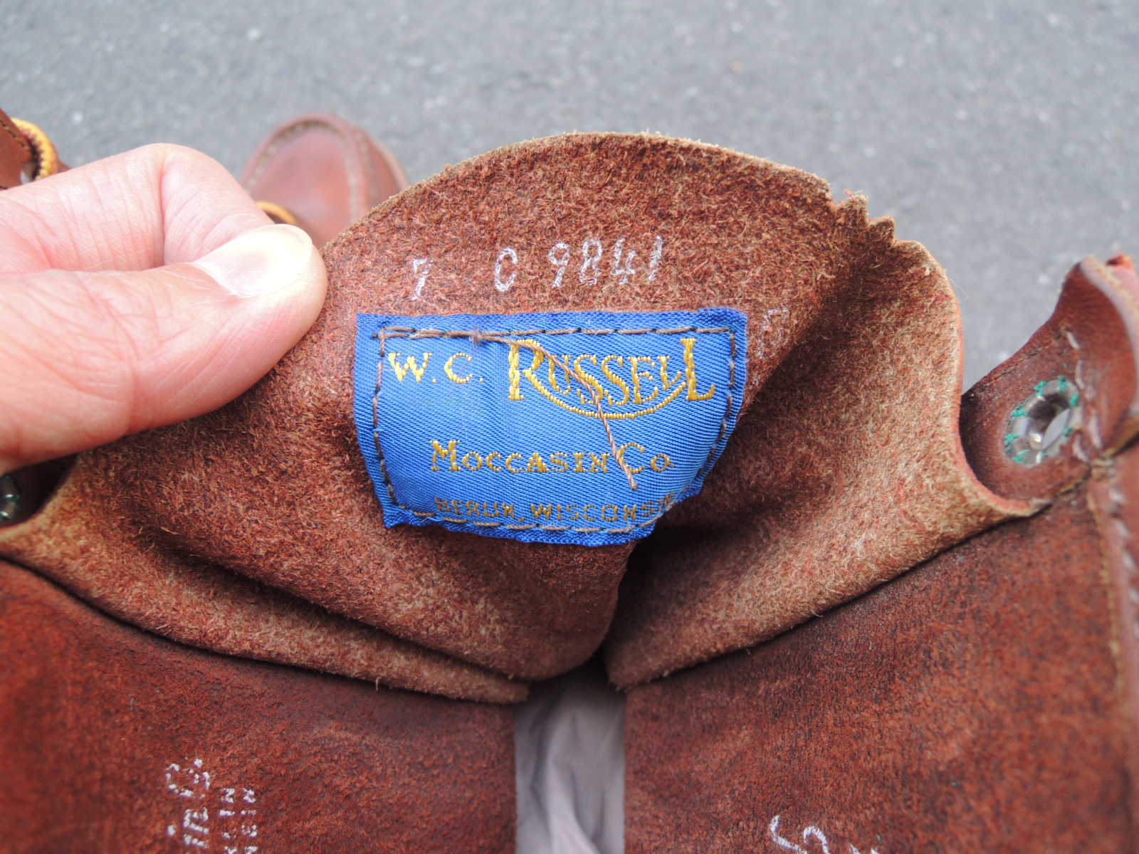 60's Russell Moccasin: container