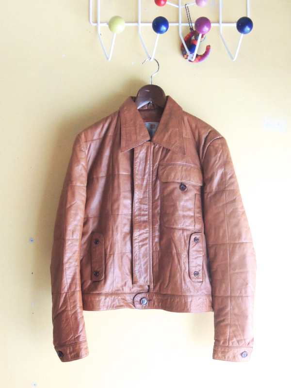 CRAE CARLYLE san francisco leather jacket: container