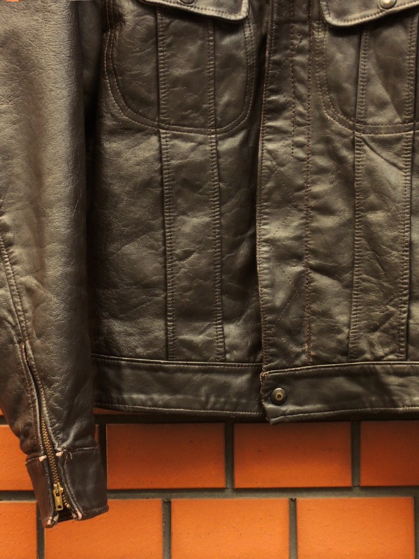 60's～ PARR of ARIZONA leather jacket: container