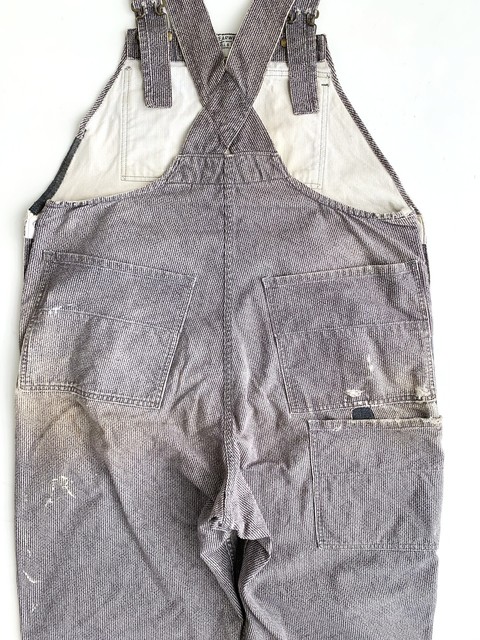 1950's MILK MAN PIN=STRIPED OVERALLs by 