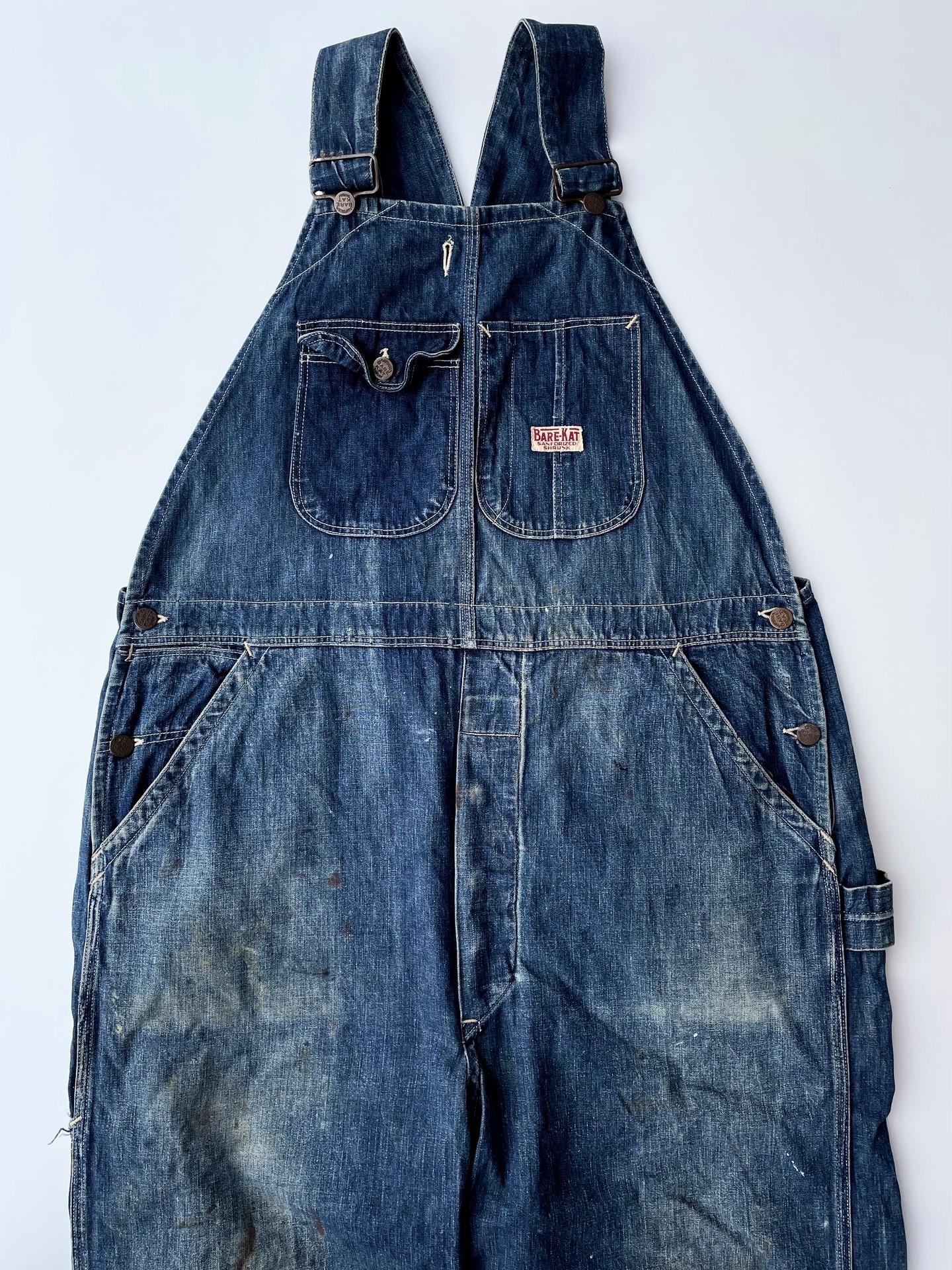 40s vintage denim overall セパレートポケット 日本セール euro.com.br