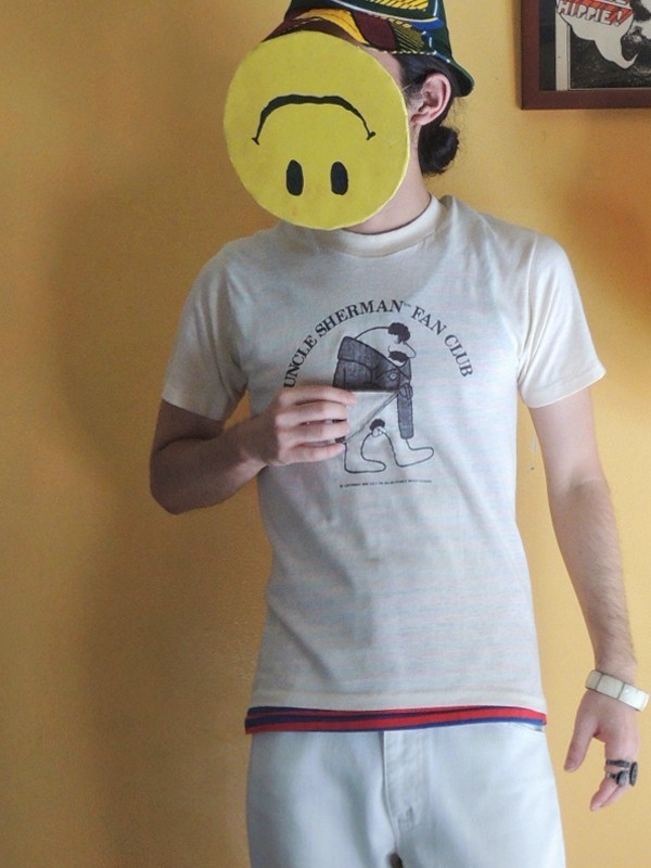 1976 UNCLE SHERMAN FAN CLUB T-shirts & Styling: container